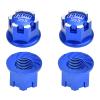 GPM 4Pc Set Upgrades Aluminum 6061-T6 Wheel Lock for 1/8 4Wd Sledge Monster Truck 95076-5 Rc Cars (Blue) view 1
