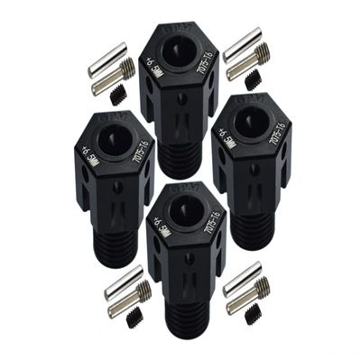 GPM 16Pcs Set Upgrades Aluminum 7075-T6 Hex Adapters (+6.5Mm) for 1/8 4WD Sledge Monster Truck (95076-4) Rc Cars