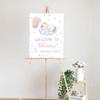 Andaz Press Personalized Birthday Welcome Sign Custom Large Canvas Welcome Sign for Kids Birthday Party, 16 x 20 Inches, Unicorn Birthday Theme, 1st Birthday Unicorn Party Decorations for Girls view 2