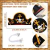 Funtery 48 Pcs Pirate Hat Halloween Pirate Party Accessories Kids Paper Costume Cap for Caribbean Cosplay Favors(Classic) view 3