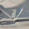 YONGERN Optical Glass Rainbow Prism 30 * 30 * 150mm Teaching Experiment Triangle Prisms Shooting Crystals Prism Light Experiment view 2