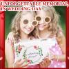 Yilloog 16 Pcs Flower Girl Box Sunglasses Necklace Bracelet,Milky White view 2