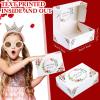 Yilloog 16 Pcs Flower Girl Box Sunglasses Necklace Bracelet,Milky White view 3