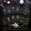 ACELION Original Tarot Card Set with Guide, 78 Pieces of Tarot Cards with Gold foil on The Surface Fortune-Telling Game, Tarot for Beginners view 2
