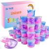 36 Packs Unicorn Slime Kit, Unicorn Party Favors for Kids, Pretty Stretchy & Non-Sticky Galaxy Slime Pack, Slime Party Favors for Girls & Boys Goodie Bag Stuffers view 1