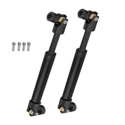 ARRCat RC Crawler Drive Shaft 94-125MM Upgrades for 1/10 SCX10 2 Red cat D90 Gen7/Pro Rc 4WD GEN8 SCX10-II,Steel #45 Universal Driveshaft,Metal Axles Part Hop-Ups,Black (94-125MM,2PCS)