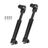 ARRCat RC Crawler Drive Shaft 94-125MM Upgrades for 1/10 SCX10 2 Red cat D90 Gen7/Pro Rc 4WD GEN8 SCX10-II,Steel #45 Universal Driveshaft,Metal Axles Part Hop-Ups,Black (94-125MM,2PCS) view 1