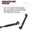 ARRCat RC Crawler Drive Shaft 94-125MM Upgrades for 1/10 SCX10 2 Red cat D90 Gen7/Pro Rc 4WD GEN8 SCX10-II,Steel #45 Universal Driveshaft,Metal Axles Part Hop-Ups,Black (94-125MM,2PCS) view 2