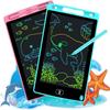 2 Pack LCD Writing Tablet 8.5 Inch Erasable Drawing Pad Toys for Kids Reusable Colorful Electronic Doodle Board Educational and Learning Gifts for Ages 2 3 4 5 6 7 8 Years Old(Blue+Pink) view 1