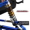 ARRCat RC Shocks Upgrades Parts for Ecx 1/10 2WD Ruckus Axe Brutus Circuit AMP MT AMP DB AMP Crush K&N Torment,4PCS Front Rear Aluminum Big Bore Shocks Full Metal Dampers Hops Up Absorbers,Gold view 4
