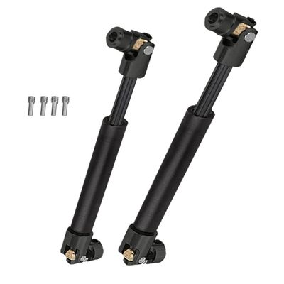 ARRCat RC Crawler Drive Shaft 94-125MM Upgrades for 1/10 SCX10 2 Red cat D90 Gen7/Pro Rc 4WD GEN8 SCX10-II,Steel #45 Universal Driveshaft,Metal Axles Part Hop-Ups,Black (94-125MM & 116-170MM)