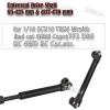 ARRCat RC Crawler Drive Shaft 94-125MM Upgrades for 1/10 SCX10 2 Red cat D90 Gen7/Pro Rc 4WD GEN8 SCX10-II,Steel #45 Universal Driveshaft,Metal Axles Part Hop-Ups,Black (94-125MM & 116-170MM) view 2