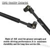 ARRCat RC Crawler Drive Shaft 94-125MM Upgrades for 1/10 SCX10 2 Red cat D90 Gen7/Pro Rc 4WD GEN8 SCX10-II,Steel #45 Universal Driveshaft,Metal Axles Part Hop-Ups,Black (94-125MM & 116-170MM) view 3