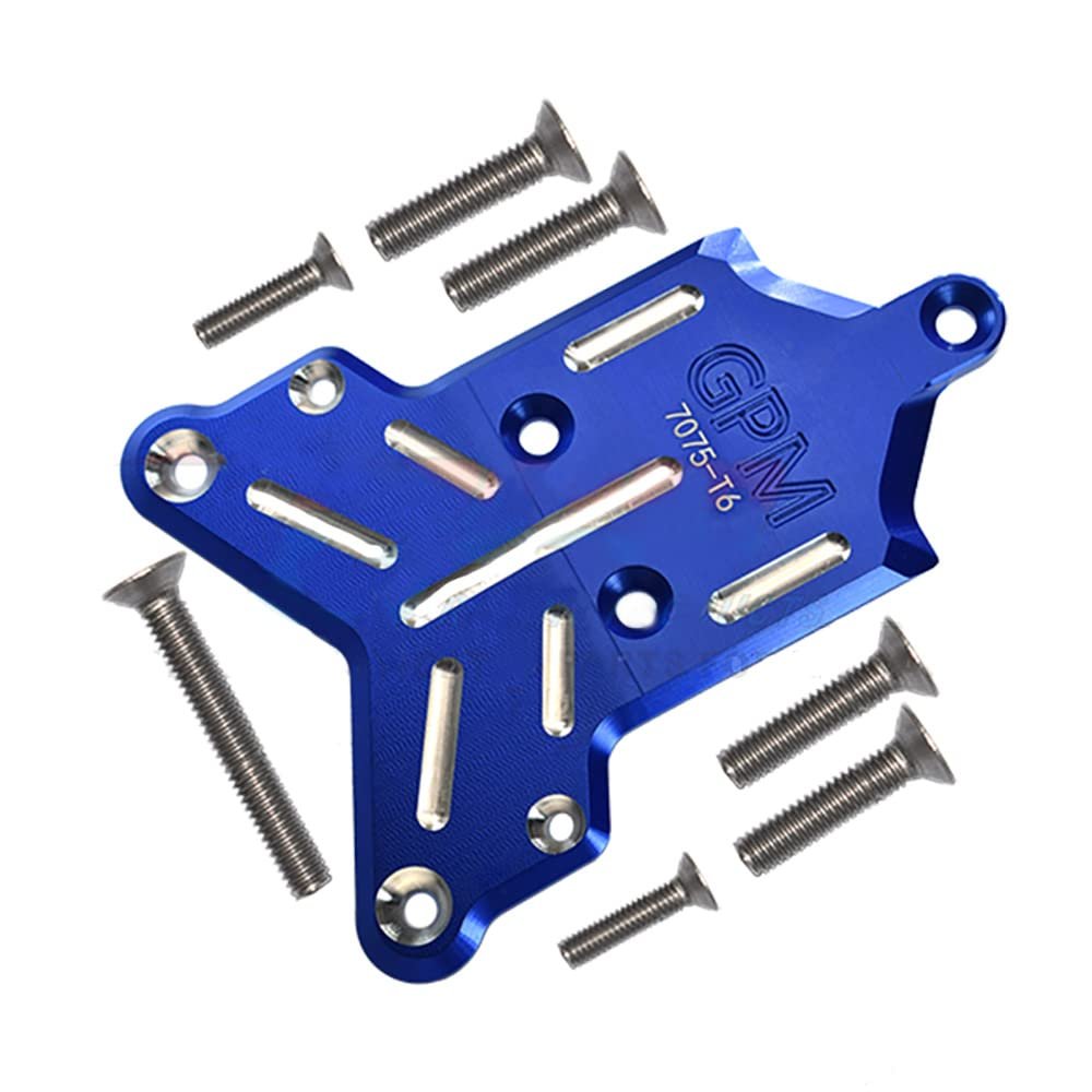 GPM for TRAXXAS 1/8 4WD Sledge Monster TRUCK-95076-4 Aluminum Alloy Front Bottom Cover