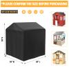 tonhui Outdoor Playhouse Cover, 50" L x 45" W x 55" H, Backyard Wooden Playhouse Waterproof Cover for Garden Cottage, Rain and Sun Resistant view 2