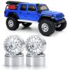 SWX 1.0 Beadlock Wheels 4Pcs Aluminum Alloy Wheels Hub for 1/24 RC Crawler Car Axial SCX24 Upgrades AXI00001 AXI00002 AXI90081 AXI00004 AXI00005 AXI00006 view 1