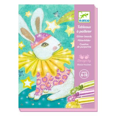 DJECO LGA Glitter Boards Carnival of