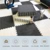12 X 12 Inch Interlocking Carpet Tiles,10 Pieces EVA Foam Mats, Soft Fluffy Plush Area Rugs Floor Tiles, Puzzle Play Mat for Living Room Bedroom,Grey+Dark Blue view 3