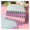12 X 12 Inch Interlocking Carpet Tiles,10 Pieces EVA Foam Mats, Soft Fluffy Plush Area Rugs Floor Tiles, Puzzle Play Mat for Living Room Bedroom,Pink+Purple+Blue view 1
