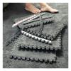 12 X 12 Inch Interlocking Carpet Tiles,10 Pieces EVA Foam Mats, Soft Fluffy Plush Area Rugs Floor Tiles, Puzzle Play Mat for Living Room Bedroom,Grey view 1