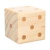 Giant Wood Dice Prop Large Dice Game Wood Craft Dice Large Wood Dice Multipurpose Dice Prop for Yard Garden Game view 4