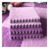 12 X 12 Inch Interlocking Carpet Tiles,10 Pieces EVA Foam Mats, Soft Fluffy Plush Area Rugs Floor Tiles, Puzzle Play Mat for Living Room Bedroom,Deep Purple+Purple view 1