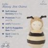 MON AMI Honey Bee Chime Activity Toy | 7-Inch Soft Velour Baby Sensory Toy | Perfect Newborn Essentials | Cute Nursery & Playroom Dcor view 2