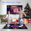 YRPRSODF Dance Mat for Kids and Adults, Musical Electronic Dance Step Pad with 100+ Games, 200+Songs, HD Camera, 2 Motion Sensor Controllers, MTV & Cartoon Modes, Dance Mat Toy for Girls& Boys view 2