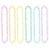 Happy New Year Glow Necklaces - 16" (Pack of 6) - Assorted Color Festive Plastic Necklaces - Perfect for NYE Celebrations view 1