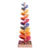 AmishToyBox.com Marble Tree Wooden Toy - CPSIA-Approved Child-Safe Finish - Pack of Marbles Included (Circus Splash) view 3