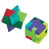 Amscan Multicolor Pixel Party Square Rubber Child Eraser (Pack of 12, 1.13" x 1.13" x 1.13") view 1