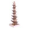 AmishToyBox.com Marble Tree Wooden Toy - CPSIA-Approved Child-Safe Finish - Pack of Marbles Included (Harvest Stain and Natural) view 1