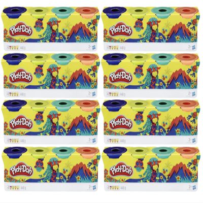 Play-Doh Bulk Wild Colors 32-Pack of Non-Toxic Modeling Compound, (4oz) Cans (32-Cans, 128oz)