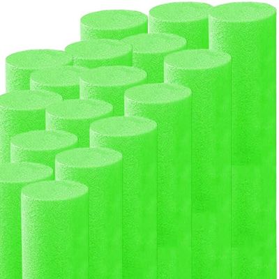 Floating Pool Noodles Foam Tube, Thick Noodles for Floating in The Swimming Pool, Assorted Colors, 47 Inches Long (50-Pack, Green)