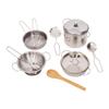 Hey! Play! Play Kitchen Accessories  23-Piece Child Chef Set with Toy Cookware, Play Veggies, Utensils, and Plastic Storage Container view 4