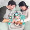 Baby Stroller Arch Mobile, Adjustable Musical Arch Toys Mobile for Crib with Universal Clamps, Versatile Activity Toy Bar for Bouncer Infant Car Seat Toys 0 6 Months Mobile for Bassinet Swing - Gray view 3