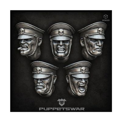 Green Stuff World for Models and Miniatures Honour Guard Heads S358