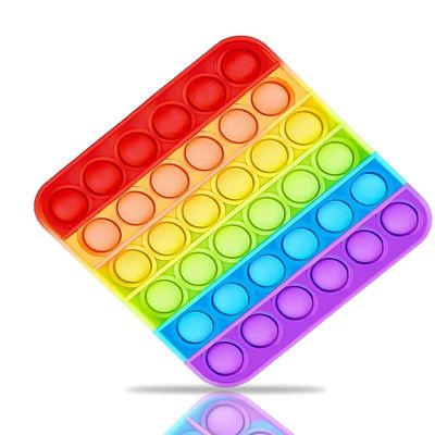 Push Pop it Bubble Fidget Toy, Stress Relief and Anti-Anxiety Tools Sensory Toy for Autism to Relieve Stress for Kids and Adults,Multicolor