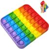 Push Pop it Bubble Fidget Toy, Stress Relief and Anti-Anxiety Tools Sensory Toy for Autism to Relieve Stress for Kids and Adults,Multicolor view 3
