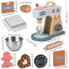 Play Kitchen Accessories Wooden Mixer Set Pretend Play Food Sets for Kids Role Play Toys for Girls and Boys (Mixer Set) view 4