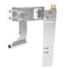 Worem RC Boat Rudder Kit, Integrated Flexible Shaft 110mm RC Boat Water Absorbing Rudder Aluminum Alloy for 0.2in Shaft System view 1