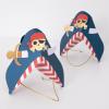 Meri Meri Blue Pirate Party Hats (Pack of 8) view 1