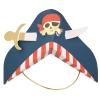 Meri Meri Blue Pirate Party Hats (Pack of 8) view 4