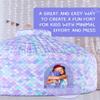 Skywin Mermaid Magic Fort Air Tent for Kids with Door (77 x 50) Builds in 30 Seconds, Toddler Tents Indoor for Imaginative Play, Kids Forts Indoor Playhouse, Christmas/Birthday Gift (Fan Not Incl) view 3
