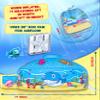 Skywin Deep Sea Fun Air Tent for Kids with Door (77 x 50) Builds in 30 Seconds, Toddler Tents Indoor for Imaginative Play, Kids Forts Indoor Playhouse, Christmas or Birthday Gift (Fan Not Incl) view 2
