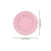 jojofuny 4 Sets Miniature Dollhouse Dish 1 12 Scale Miniature Plate Dollhouse Plate Dinner Set Simulation for Kitchen Accessories view 3