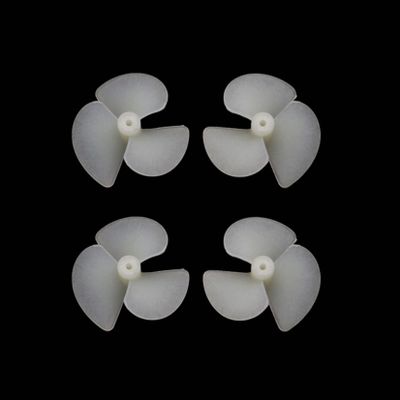 2Pairs RC Bait Boat Tug Boat Full Immersion Propeller Diameter 28mm 36mm 42mm Nylon Tri-Blade Positive Negative Paddles 2mm Motor Shaft Hole Replacement Parts for Model Electric Ship (2pairs 2x36mm)