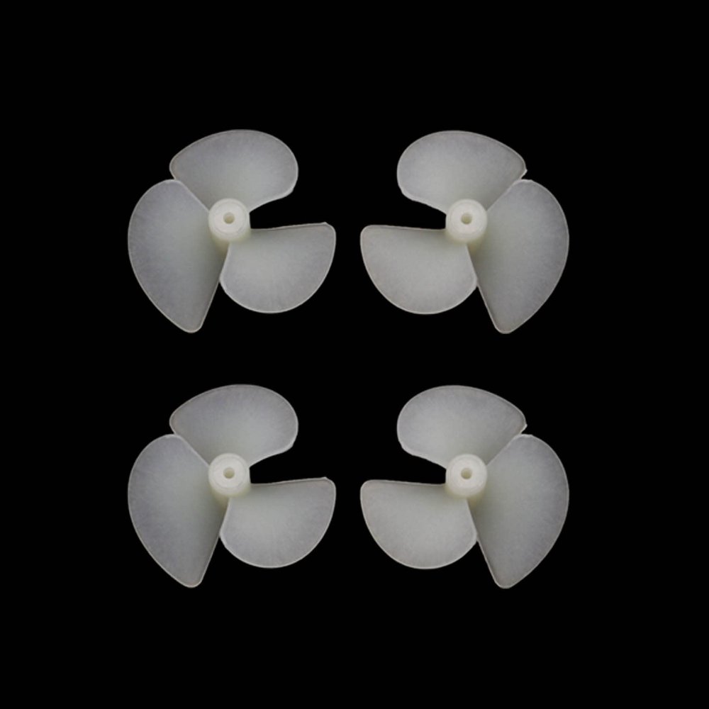 2Pairs RC Bait Boat Tug Boat Full Immersion Propeller Diameter 28mm 36mm 42mm Nylon Tri-Blade Positive Negative Paddles 2mm Motor Shaft Hole Replacement Parts for Model Electric Ship (2pairs 2x36mm)