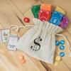 Good Ground Pretend Play Kids Felt Money Educational Montessori Toy Dollars Bills Coins Wallet Childrens Counting Set Toddlers STEM Gift Rainbow view 4