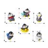 6Pack Mini Cute Penguin Figures Cake Toppers,Lovely Penguin Characters Toys Miniature Fairy Garden Decor for Kids Birthday Baby Shower Party Automobile Decoration view 2